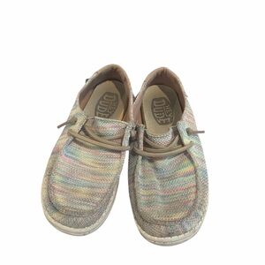Hey Dude Multicolor Kids Canvas Slip-On Shoes
